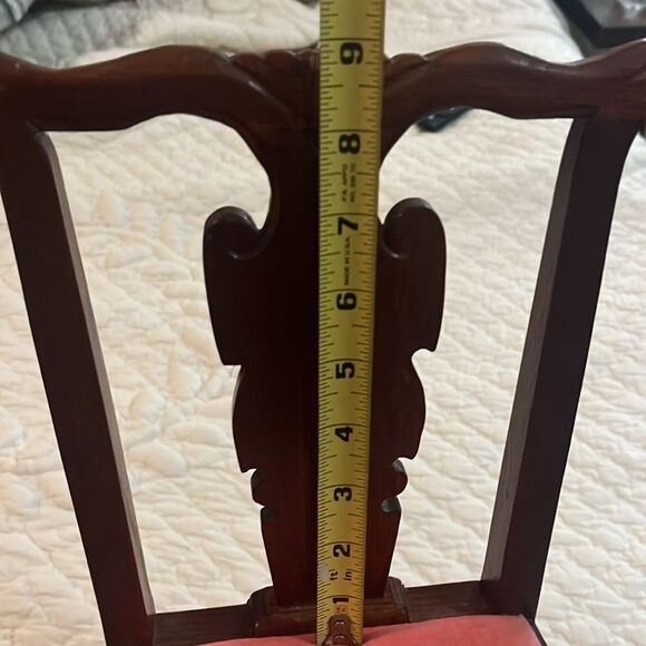 Elegant Wooden doll Chair with Pink Cushion - Picture 4 of 6